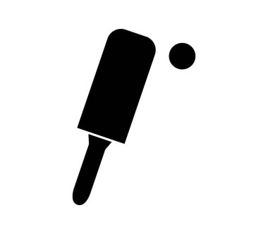 Kriket simgesi beyaz arka plan üzerinde