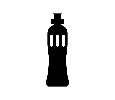 enerji içecek simgesi beyaz arka plan üzerinde