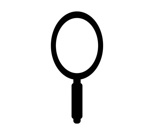 Ikona Zrcadlení Bílém Pozadí — Stockový vektor