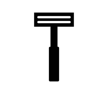 ustura simgesi beyaz arka plan üzerinde