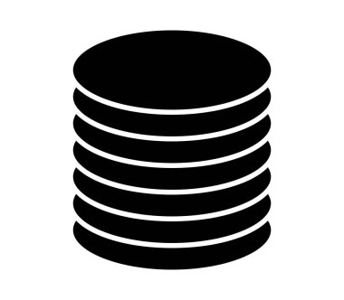 Beyaz arkaplanda para simgesi