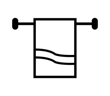 Beyaz arka plan üstünde havlu kutsal kişilerin resmi