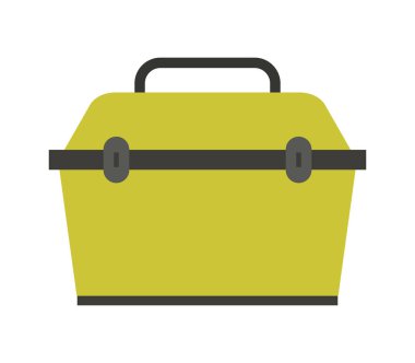 Beyaz arka plan üzerinde araç kutusu simgesi