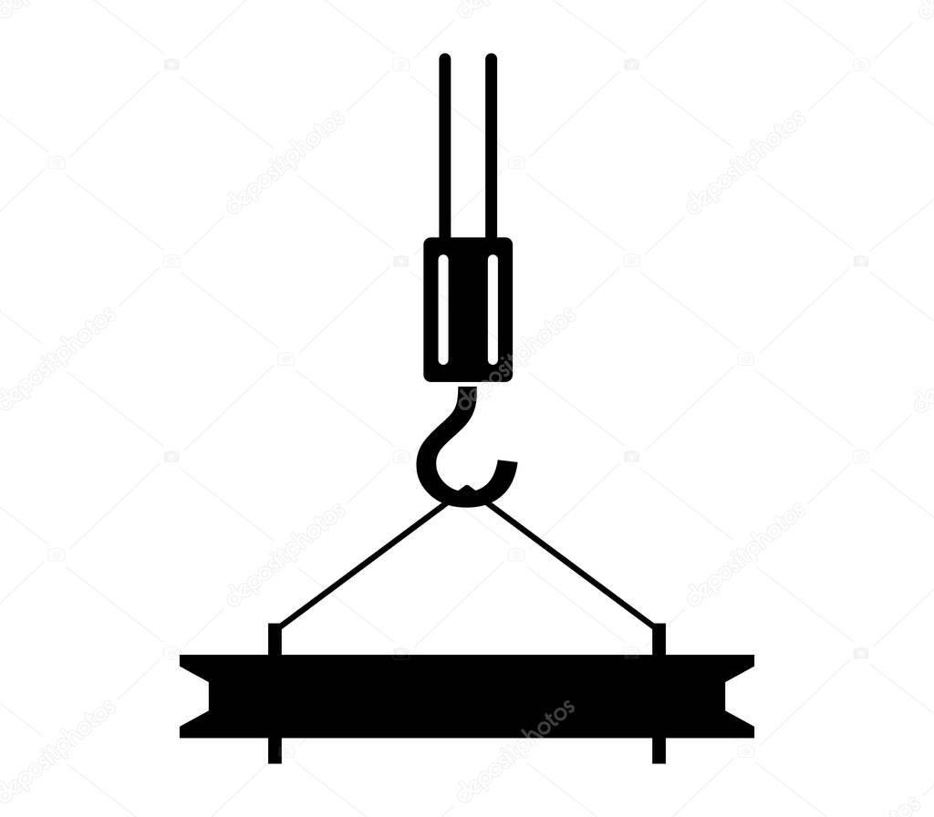 material transport icon on white background