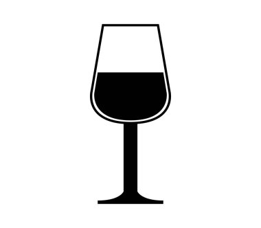 Beyaz arka plan üzerinde şarap cam kutsal kişilerin resmi