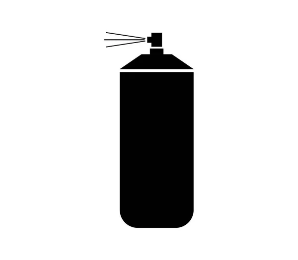 Chemikalienspray Symbol Auf Weißem Hintergrund — Stockvektor