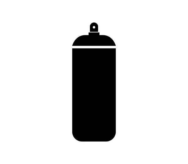 Chemische Spray Pictogram Witte Achtergrond — Stockvector