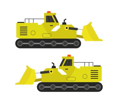 Beyaz arkaplanda kazıcı illüstrasyonu