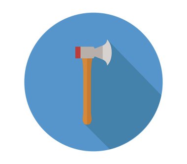 Beyaz arkaplanda eksen simgesi