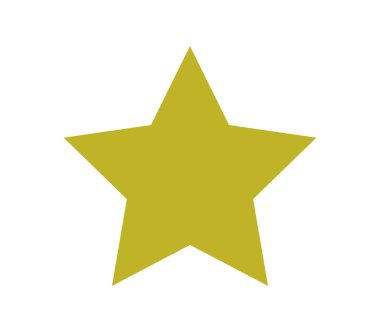 yıldız simgesi vektör illüstrasyonu