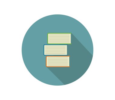 Kitap simgesi beyaz arka plan üzerinde