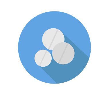 Hapları simgesi beyaz arka plan üzerinde