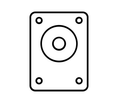 sabit disk simgesi beyaz arkaplan