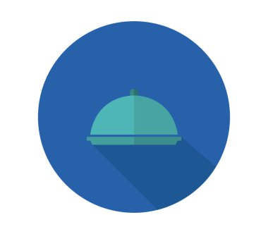 Beyaz arka plan üzerinde tepsi kutsal kişilerin resmi