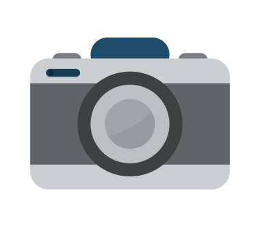 Beyaz arkaplanda kamera simgesi