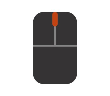 Beyaz arkaplanda fare simgesi