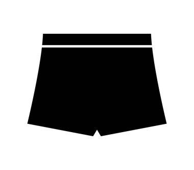 Beyaz arkaplanda simge iç çamaşırı