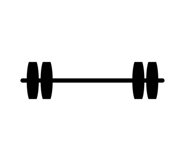 Beyaz arkaplanda ağırlık simgesi