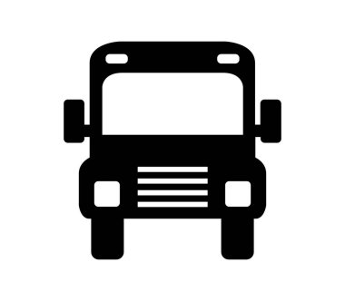 okul yolu simgesi beyaz arkaplanda vektör ile gösterilmiştir