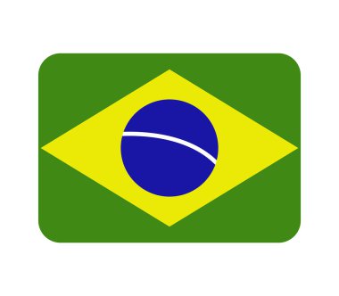 colorful flag of brazil texture