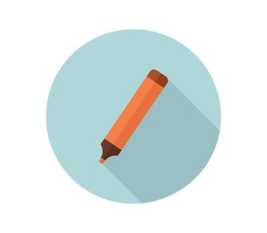 beyaz arkaplandaki renklendirme simgesi