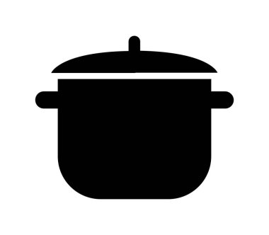 Beyaz arkaplanda esrar yassı simgesi pişiriliyor, vektör illüstrasyonu 