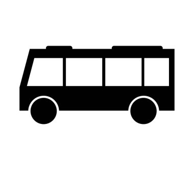 Beyaz arkaplan üzerinde vektör ile resimlenmiş şehir yolu simgesi