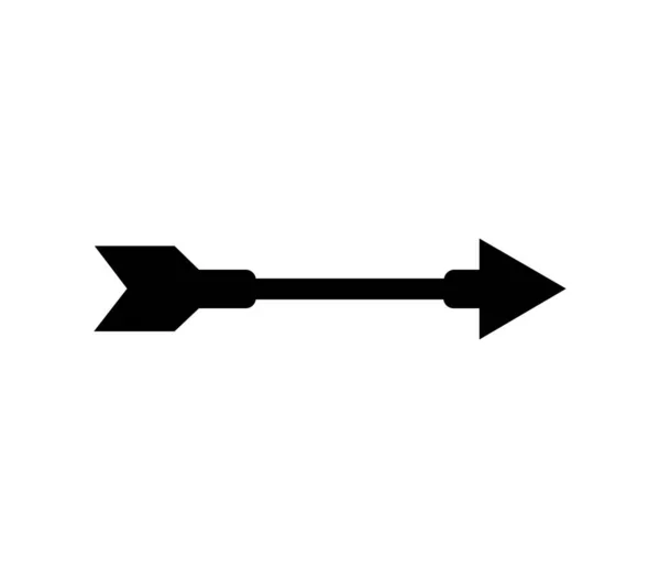 Pfeil Symbol Auf Weißem Hintergrund — Stockvektor