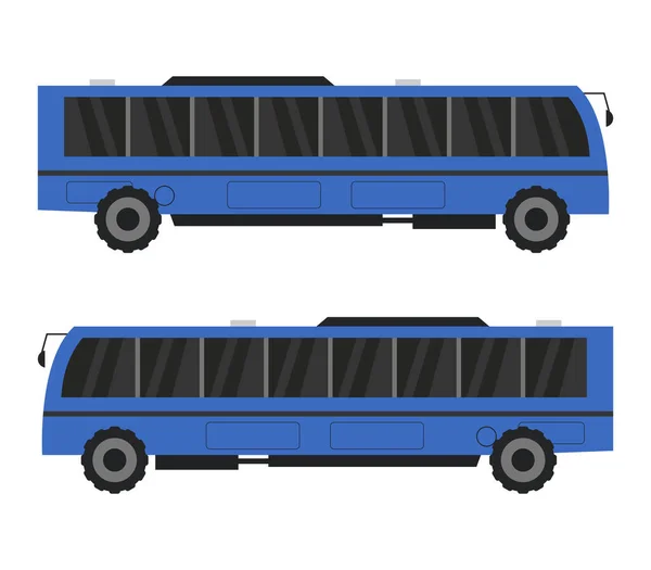 Bus Illustration White Background — Stock Vector