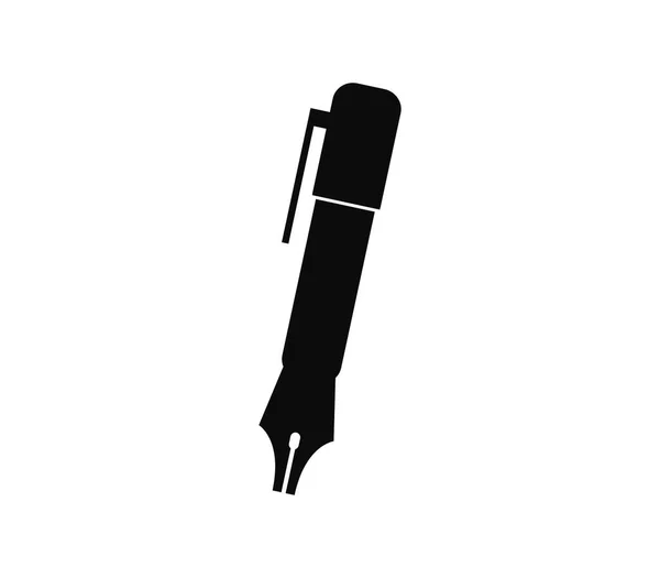 Значок Ручки Білому Тлі — стоковий вектор
