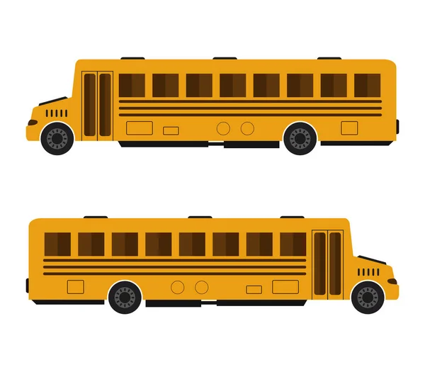 Ilustração Ônibus Fundo Branco — Vetor de Stock