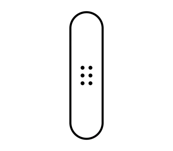滑板扁平图标 — 图库矢量图片