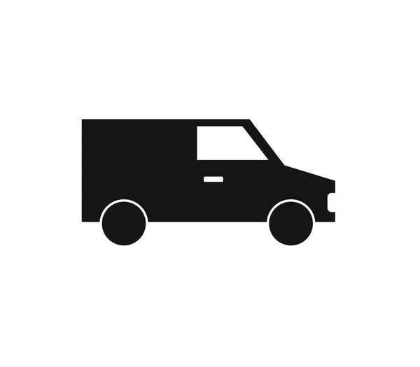 Ілюстрація Фургона Білому Тлі — стоковий вектор
