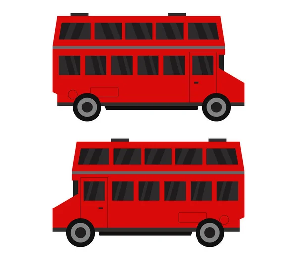 Bus Spanish White Background — Vector de stock