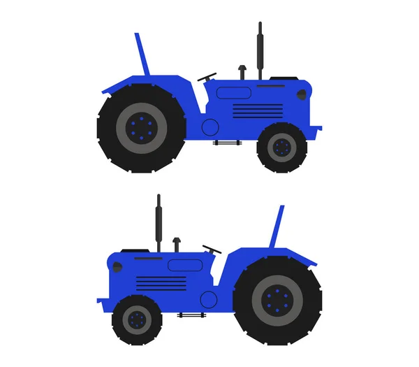 Ilustración Del Tractor Sobre Fondo Blanco — Vector de stock