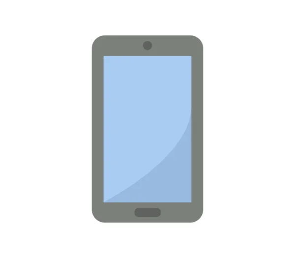 Εικονίδιο Smartphone Λευκό Φόντο — Διανυσματικό Αρχείο