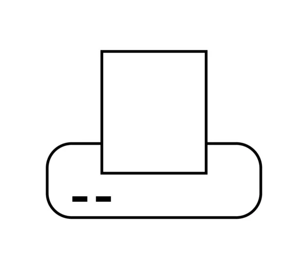 Значок Факсу Білому Тлі — стоковий вектор