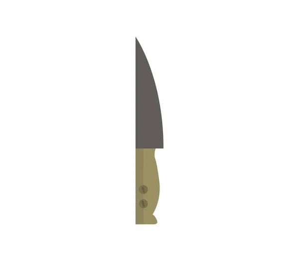 Icône Couteau Sur Fond Blanc — Image vectorielle