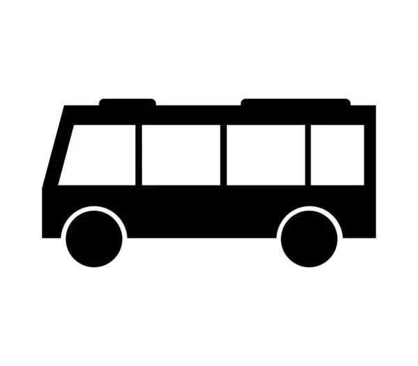 Icono Del Autobús Urbano Ilustrado Vector Sobre Fondo Blanco — Archivo Imágenes Vectoriales