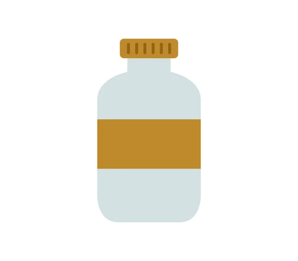 白地に瓶のアイコン — ストックベクタ