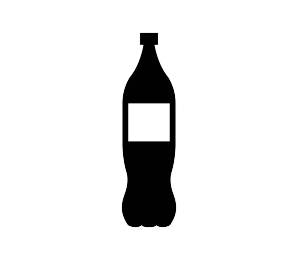 Cola Icoon Witte Achtergrond — Stockvector