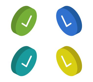 İşaretleme simgesi illüstrasyonunu işaretle