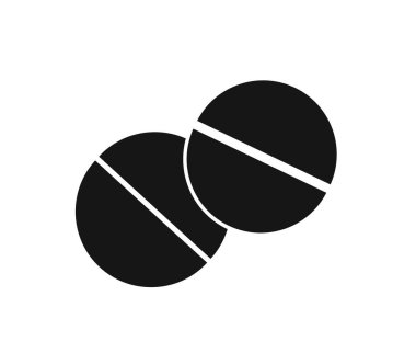 Hapları simgesi beyaz arka plan üzerinde