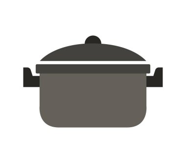 Beyaz arka planda esrar ikonu pişirmek. Vektör illüstrasyonu