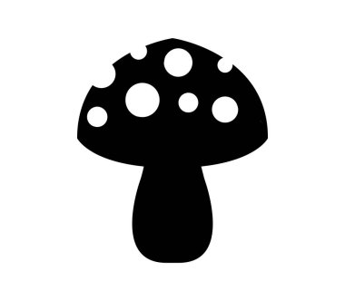 Beyaz arkaplan üzerindeki agarik simgeyi uçur, vektör illüstrasyonuName