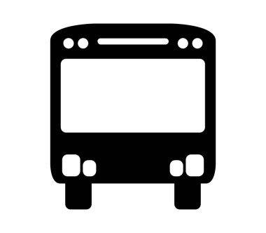 Beyaz arkaplan üzerinde vektör ile resimlenmiş şehir yolu simgesi