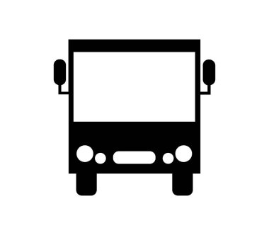 Beyaz arkaplan üzerinde vektör ile resimlenmiş şehir yolu simgesi