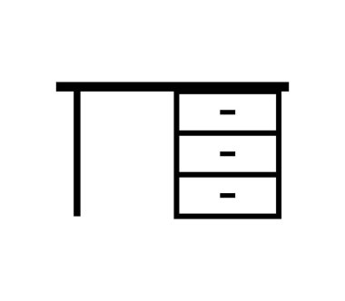 Resepsiyon simgesi beyaz arka plan üzerinde