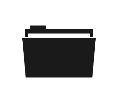 Beyaz arkaplandaki dizin simgesi