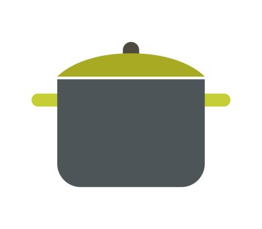 Beyaz arka planda esrar ikonu pişirmek. Vektör illüstrasyonu